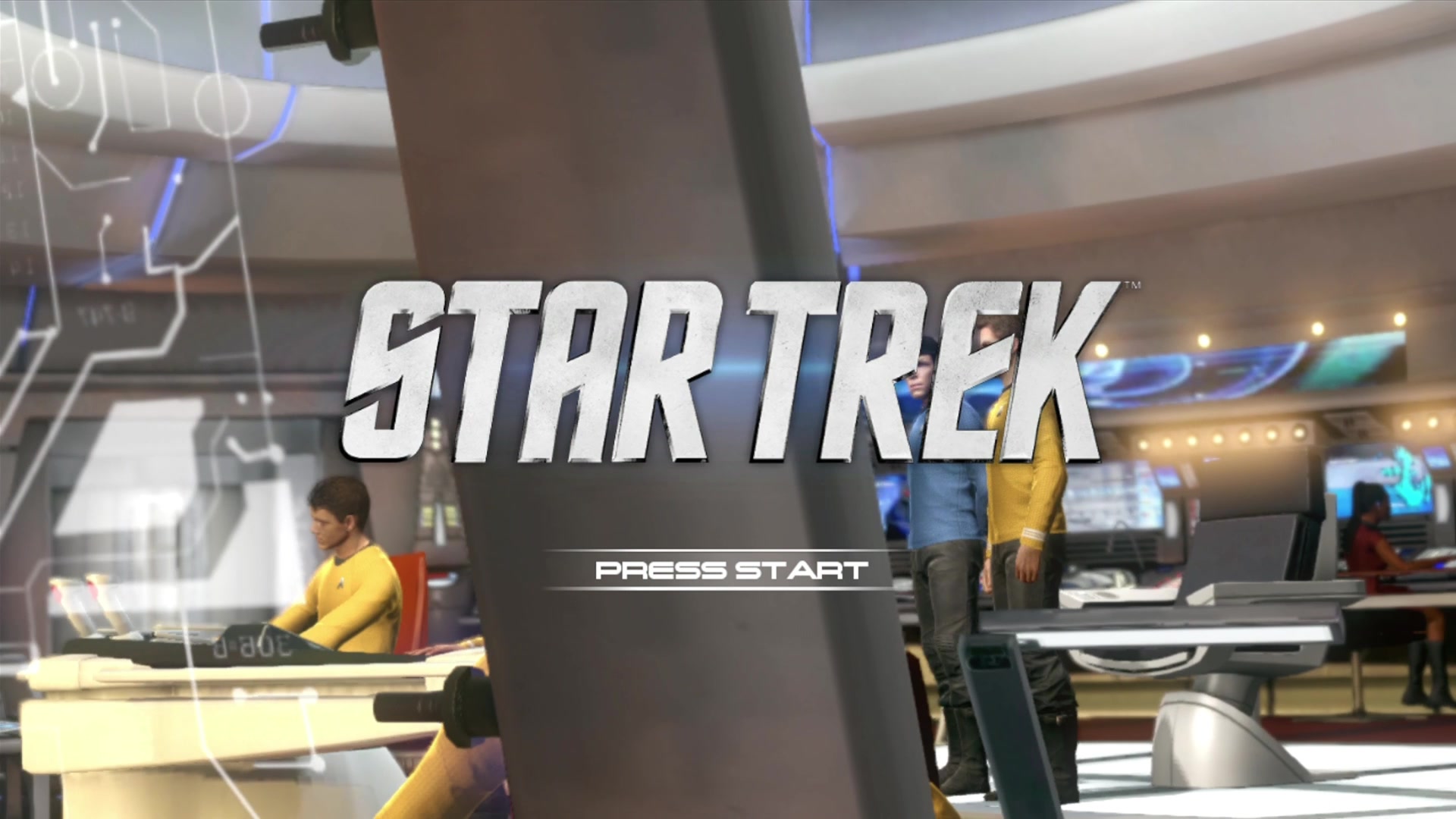 Star Trek title screen for Xbox 360
